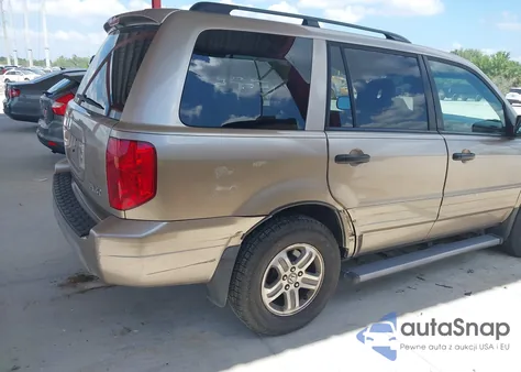 2005 Honda Pilot Ex-L из США, поврежденный, VIN 5FNYF185X5B041851